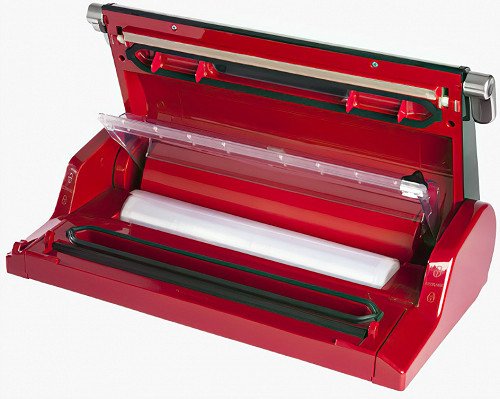 EAN 8050040423705 - Berkel BK-09-8799-600 sellador al vacío 8200 mbar Rojo, Acero inoxidable imagen 4