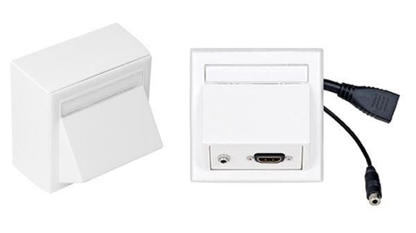 EAN 5712505332245 - Vivolink WI221170 toma de corriente HDMI + 3.5mm Blanco imagen 1