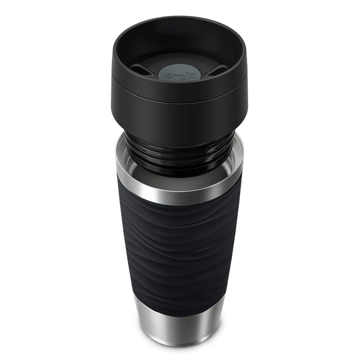 EAN 4009049545073 - EMSA Travel Mug Waves 36 ml Negro, Acero inoxidable imagen 2