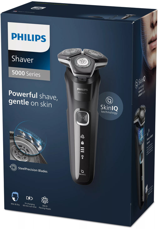 EAN 8720689008068 - Philips SHAVER Series 5000 S5898/25 afeitadora Máquina de afeitar de rotación Recortadora Negro imagen 2