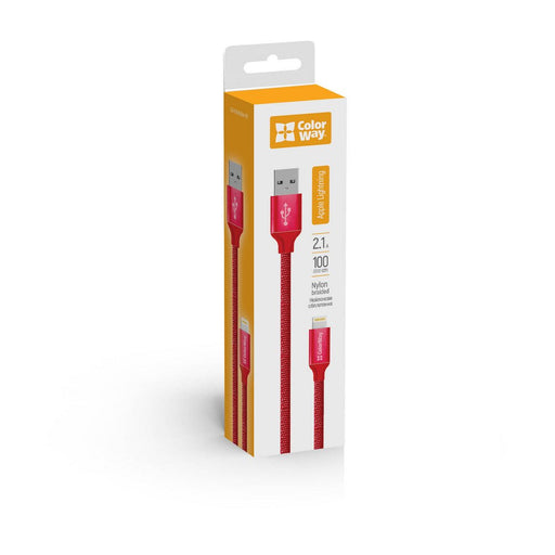EAN 4823094912990 - Colorway CW-CBUL004-RD cable de conector Lightning 1 m Rojo imagen 2