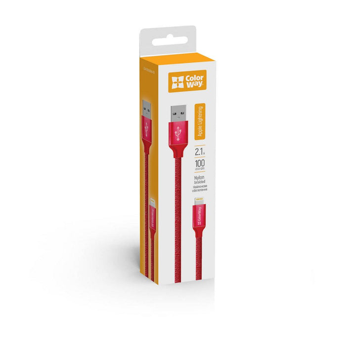 EAN 4823094912990 - Colorway CW-CBUL004-RD cable de conector Lightning 1 m Rojo imagen 2
