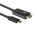 EAN 8054392619601 - Ewent EW9824 adaptador de cable de vídeo 2 m USB Tipo C HDMI tipo A (Estándar) Negro imagen 1