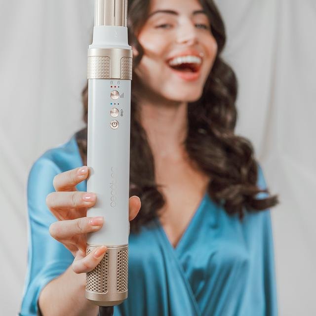 EAN 8435484002523 - Cecotec Bamba CeramicCare 14in1 Herramienta de peinado con múltiples accesorios Champán 1400 W 1,8 m imagen 6