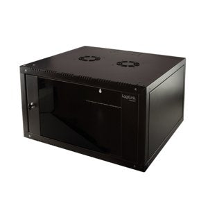 EAN 8698800000744 - LogiLink W21E66B armario rack 21U Bastidor de pared Negro imagen 1