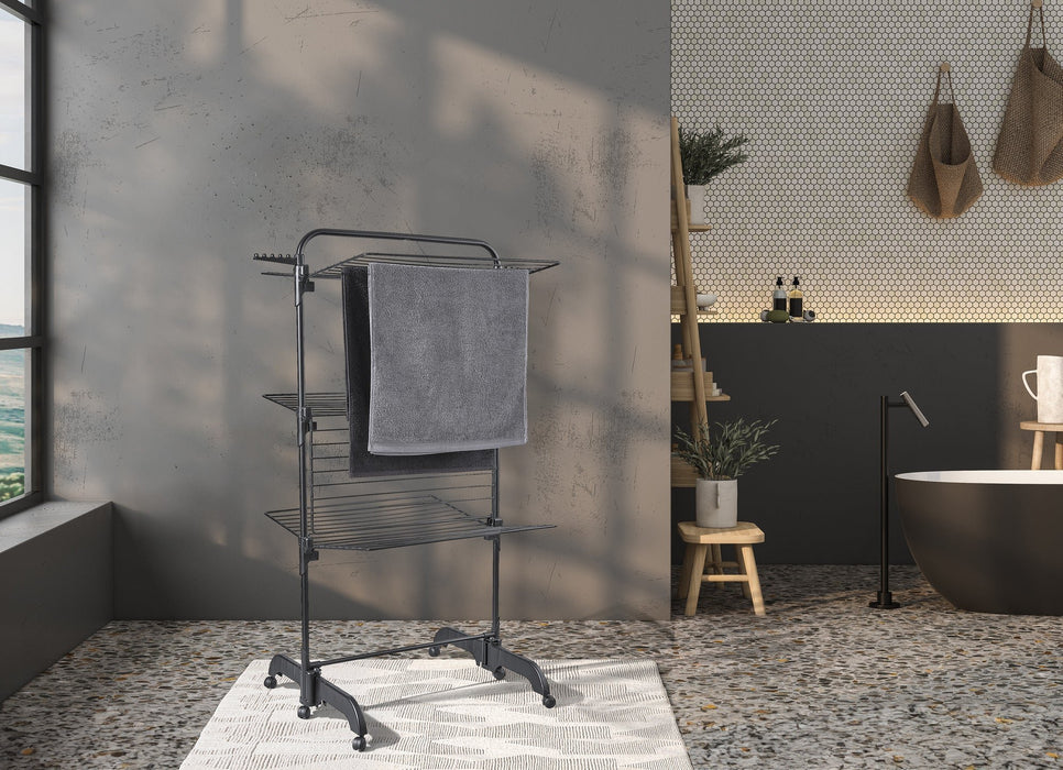 EAN 4006501816917 - Leifheit Seaford Tendedero de ropa Negro imagen 2