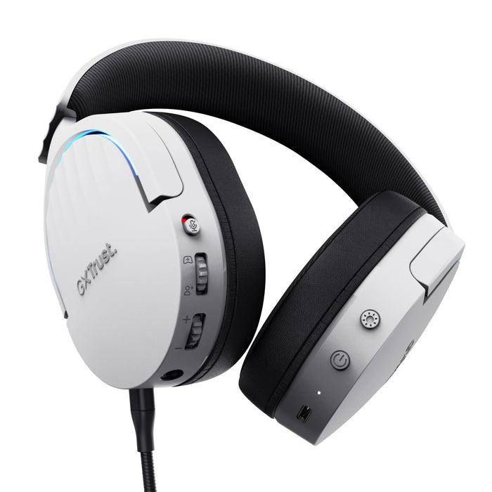 EAN 8713439253047 - Trust GXT 491W FAYZO Auriculares Inalámbrico y alámbrico Diadema Juego USB Tipo C Bluetooth Negro, Blanco imagen 4