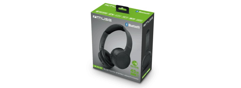EAN 3700460209278 - Muse M-272 BT auricular y casco Auriculares Inalámbrico Diadema Música USB Tipo C Bluetooth Negro imagen 6
