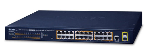 EAN 4711605280181 - PLANET GS-4210-24P2S switch Gestionado L2/L4 Gigabit Ethernet (10/100/1000) Energía sobre Ethernet (PoE)  imagen 1
