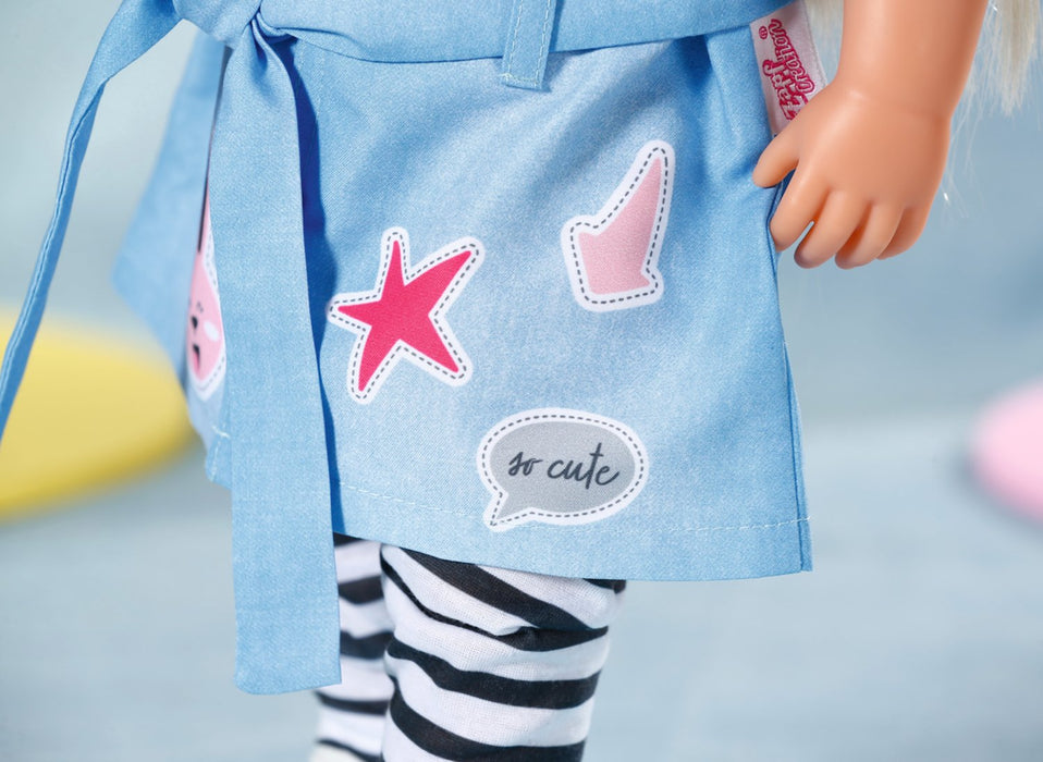 EAN 4001167832585 - BABY born Deluxe Jeans Dress Juego de ropita para muñeca imagen 5