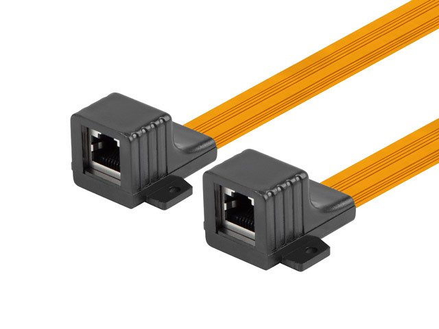 EAN 5901969427110 - Lanberg ADS-RJ45-RJ45-245 cable de red Negro, Naranja 0,17 m Cat5e imagen 1