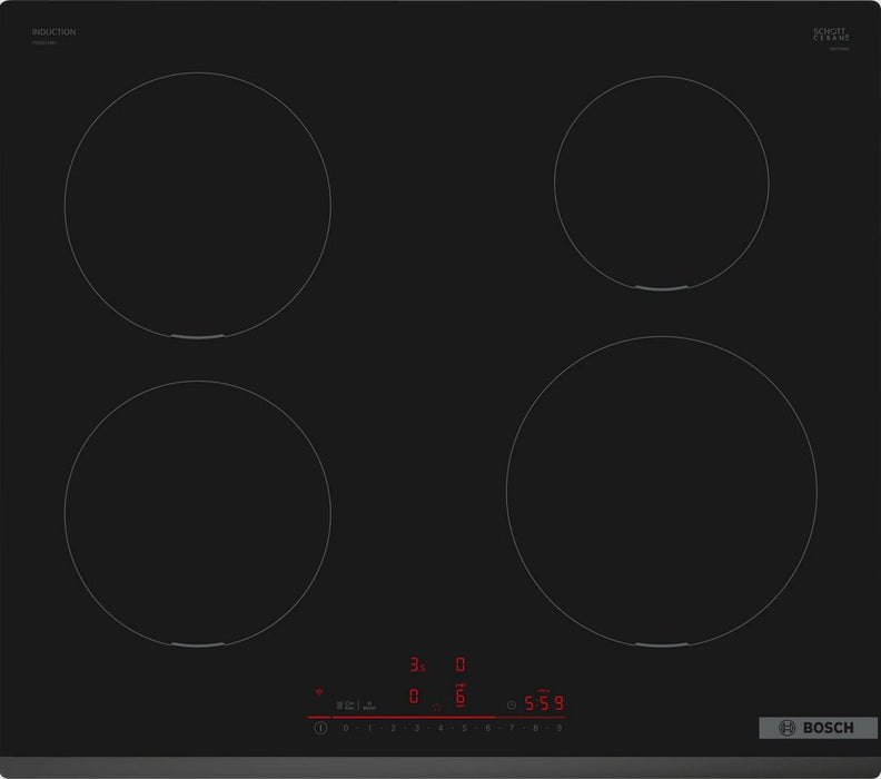 EAN 4242005393893 - Bosch Serie 6 PIE631HB1E hobs Negro Integrado 60 cm Con placa de inducción 4 zona(s) imagen 1