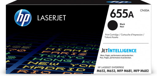 EAN 0889894325419 - HP 655A Black Original LaserJet Toner Cartridge cartucho de tóner 1 pieza(s) imagen 1