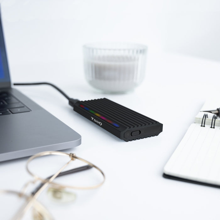 EAN 8433281011373 - TooQ Shinobi Caja externa para unidad de estado sólido (SSD) Negro M.2 imagen 8
