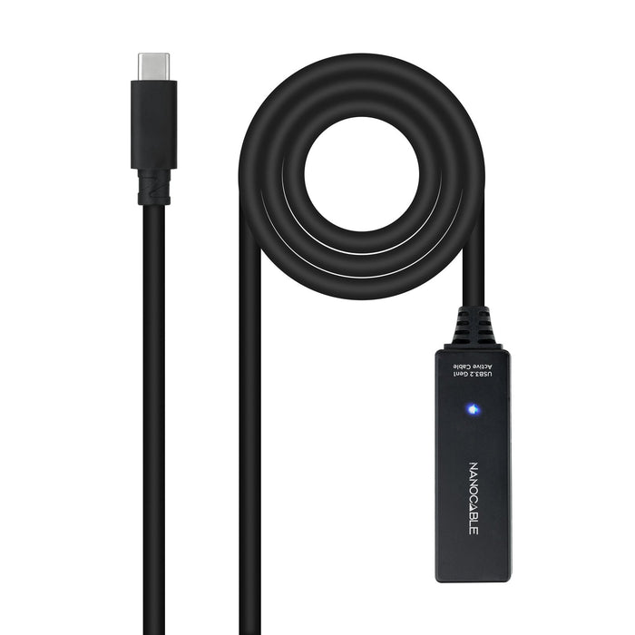 EAN 8433281015333 - Nanocable 10.01.1311 cable USB USB 3.2 Gen 1 (3.1 Gen 1) 5 m USB C Negro imagen 1