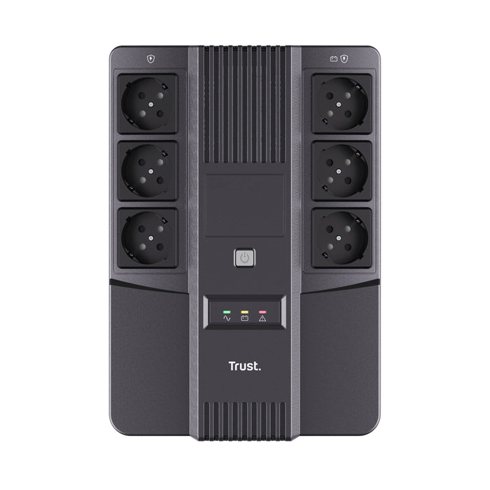EAN 8713439233261 - Trust Maxxon sistema de alimentación ininterrumpida (UPS) 0,8 kVA 6 salidas AC imagen 2