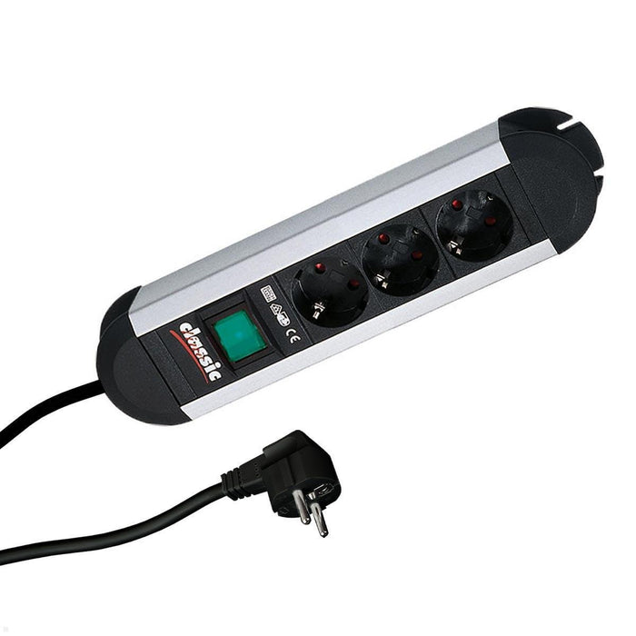 EAN 4016514000654 - Bachmann 330.070 base múltiple 1,75 m 3 salidas AC Interior Negro imagen 1