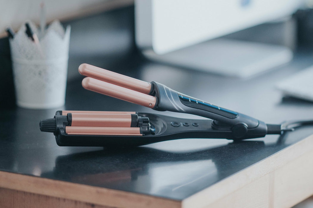 EAN 3121040070925 - Rowenta Waves Addict CF4710 Herramienta de peinado con múltiples accesorios Caliente Negro, Oro imagen 24