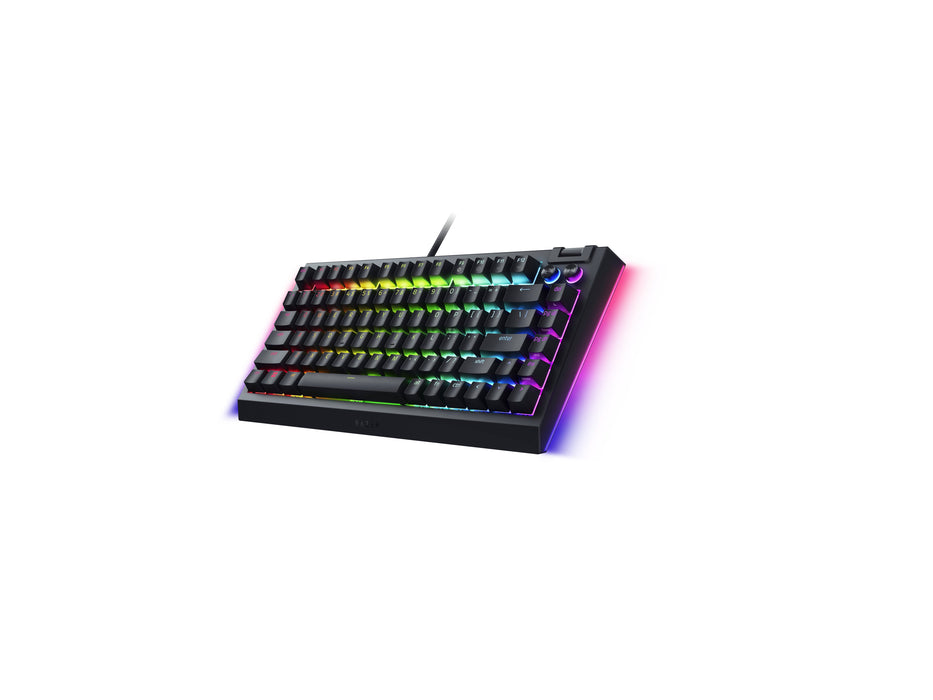 EAN 8887910072974 - Razer BlackWidow V4 75% teclado Juego USB QWERTY Inglés de EE. UU. Negro imagen 8