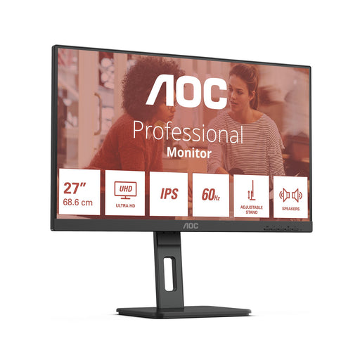 EAN 4038986182522 - AOC E3 U27E3UF pantalla para PC 68,6 cm (27") 3840 x 2160 Pixeles 4K Ultra HD LED Negro imagen 2