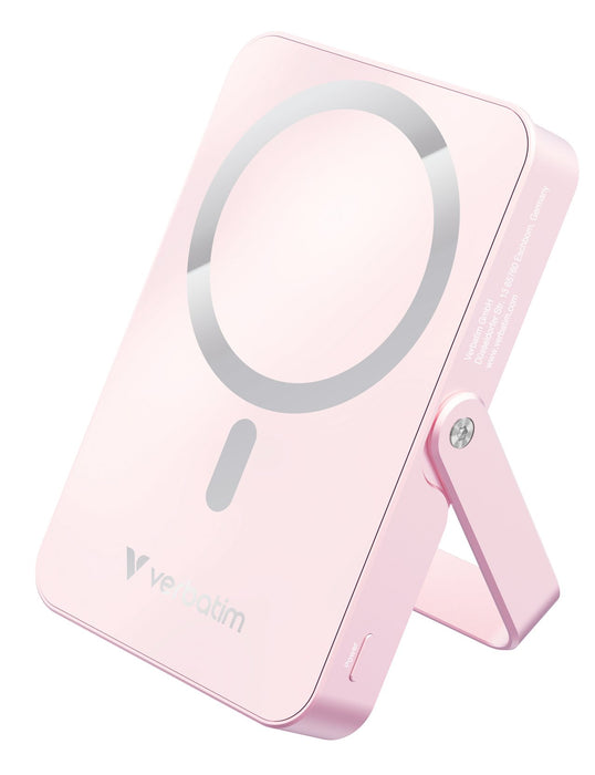 EAN 0023942322672 - Verbatim Charge 'n' Go Magnetic Wireless Polímero de litio 10000 mAh Cargador inalámbrico Rosa imagen 1