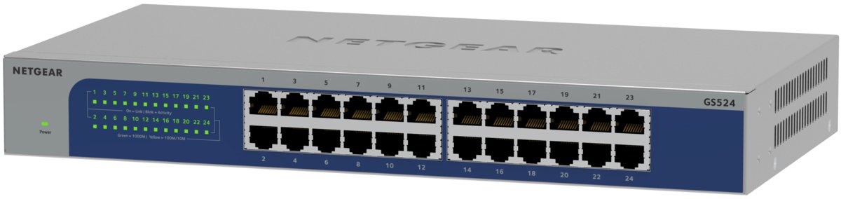 EAN 0606449164770 - NETGEAR GS524-300EUS switch No administrado Gigabit Ethernet (10/100/1000) Gris imagen 1