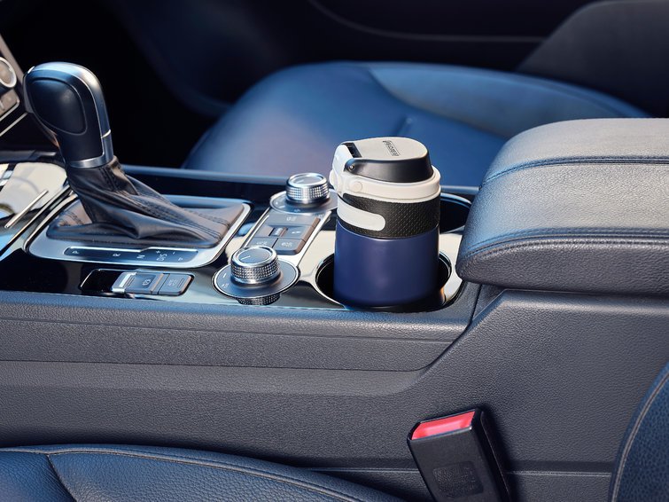 EAN 4006501032478 - Leifheit 03247 taza de viaje 350 ml Negro, Azul Acero inoxidable imagen 7