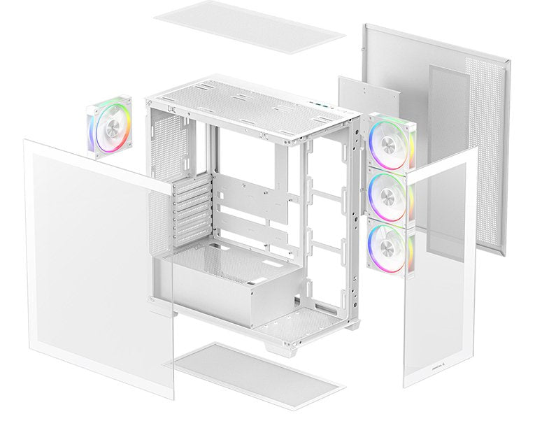 EAN 6933412765400 - DeepCool CG580 4F V2 Midi Tower Blanco imagen 12