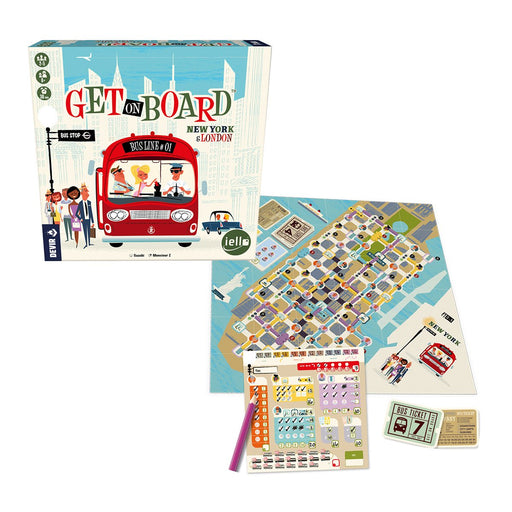 EAN 8436589627000 - Devir Get On Board: New York & London 30 min Juego de mesa Estrategia imagen 1