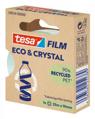 EAN 4063565252389 - TESA Eco & Crystal cinta adhesiva para manualidades 10 m Transparente imagen 1