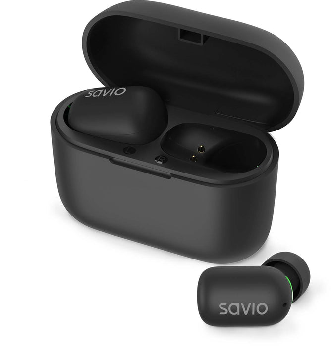 EAN 5901986046837 - Savio TWS-09 auricular y casco Auriculares True Wireless Stereo (TWS) Dentro de oído Llamadas/Música Blue imagen 3