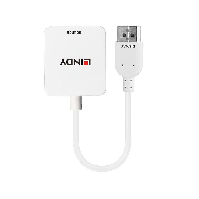 EAN 4002888381468 - Lindy 38146 adaptador de cable de vídeo HDMI tipo A (Estándar) DisplayPort Blanco imagen 2