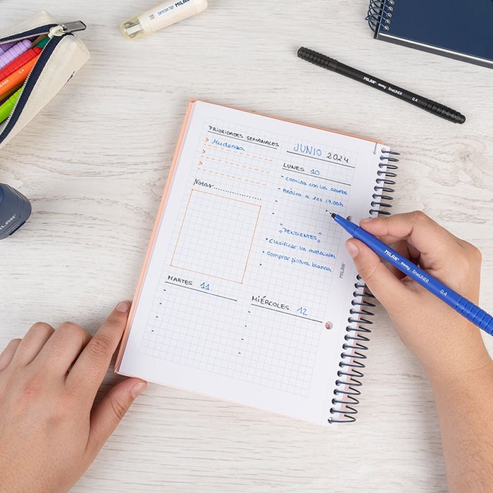 EAN 8411574107507 - Milan 57153E80SNCBG cuaderno y block A5 80 hojas Beige imagen 3