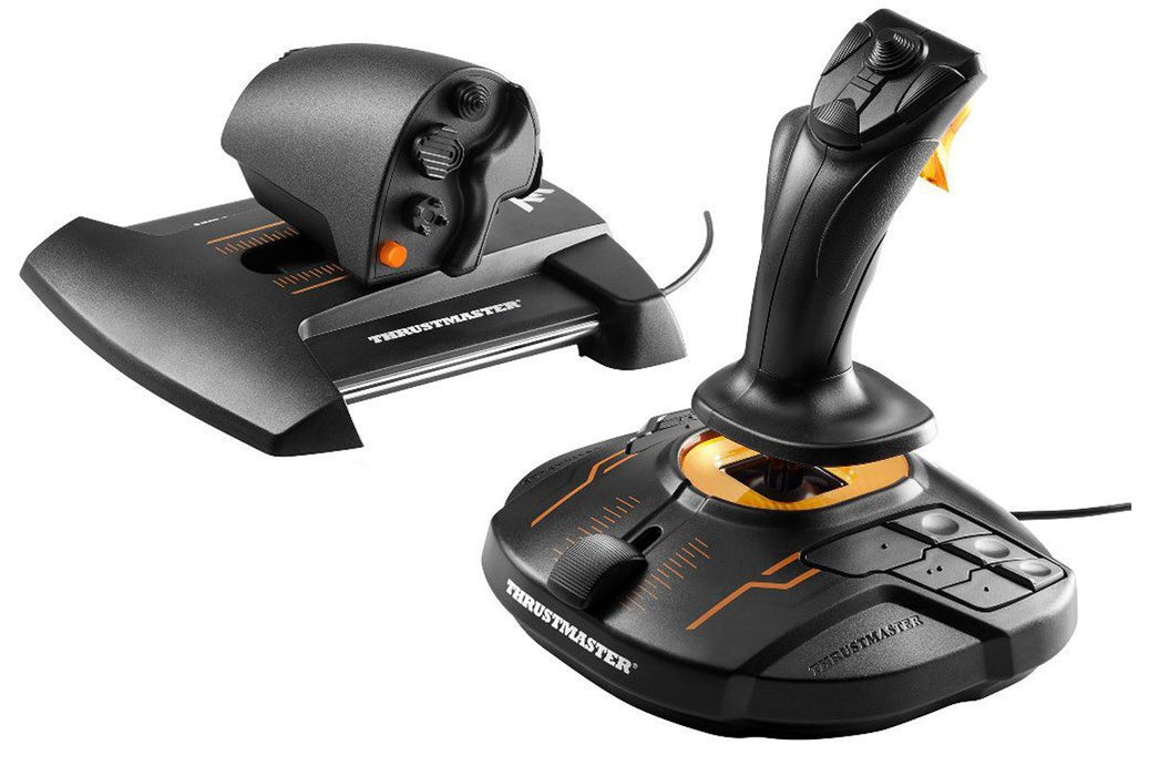 EAN 3362932914846 - Thrustmaster T-16000M FCS Hotas Negro, Naranja USB Palanca de mando Analógico/Digital MAC, PC imagen 1