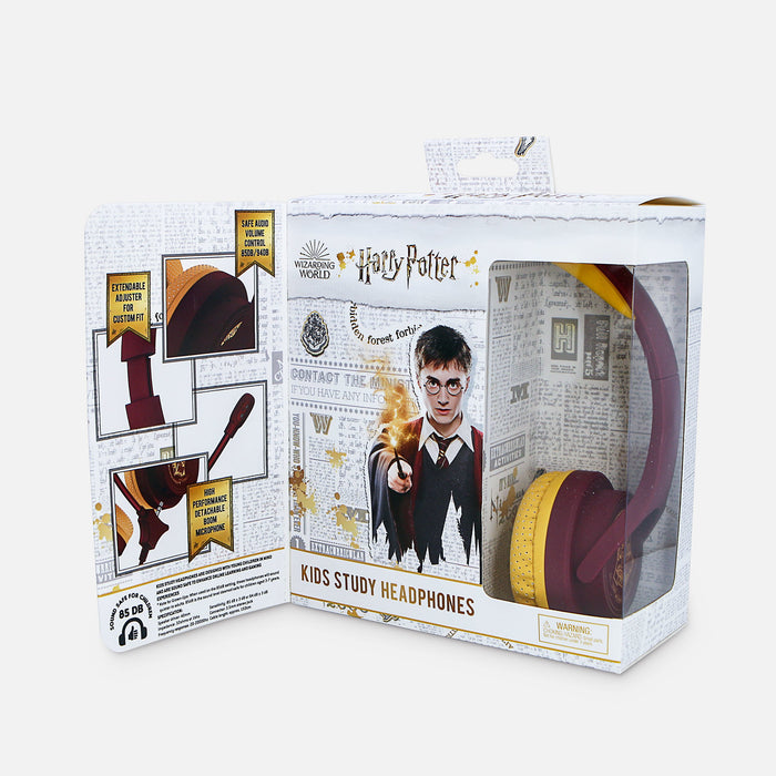 EAN 5055371623438 - OTL Technologies Harry Potter Hogwarts Crest Auriculares Alámbrico Diadema Juego Borgoña, Amarillo imagen 9