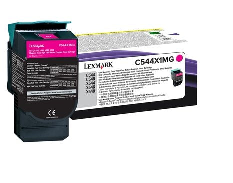 EAN 0734646083553 - Lexmark C544X1MG cartucho de tóner Original Magenta imagen 1