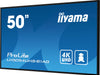 EAN 4948570120987 - iiyama LH5054UHS-B1AG pantalla de señalización Pantalla plana para señalización digital 125,7 cm (49.5")  imagen 7