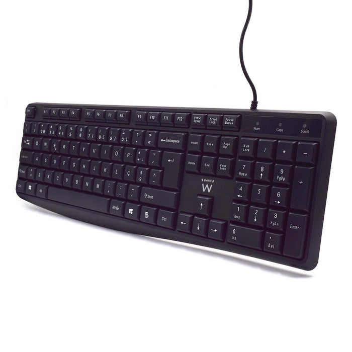 EAN 8052101430349 - Ewent EW3002 teclado Oficina USB QWERTY Portugués Negro imagen 2