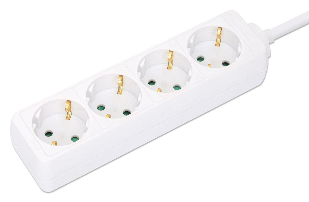 EAN 0766623167802 - Manhattan 167802 base múltiple 2 m 4 salidas AC Interior Blanco imagen 2