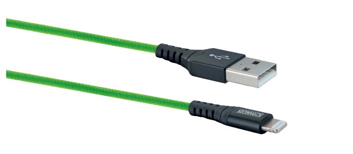 EAN 4004005031157 - Schwaiger LPRO420 501 cable de teléfono móvil Verde 1,2 m USB A Lightning imagen 2