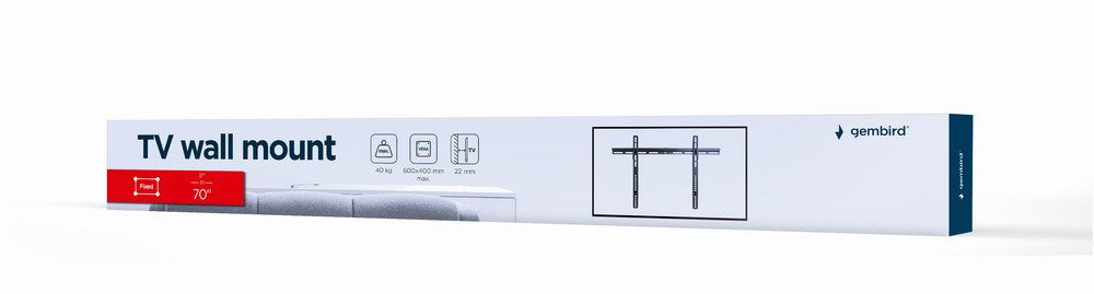 EAN 8716309127936 - Gembird WM-70F-02 soporte para TV 177,8 cm (70") Negro imagen 5