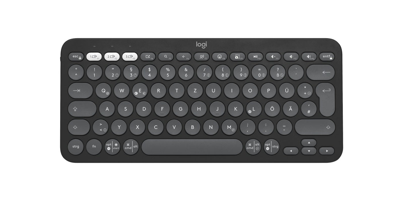 EAN 5099206111288 - Logitech 920-011795 teclado Universal Bluetooth QWERTZ Alemán Grafito imagen 1