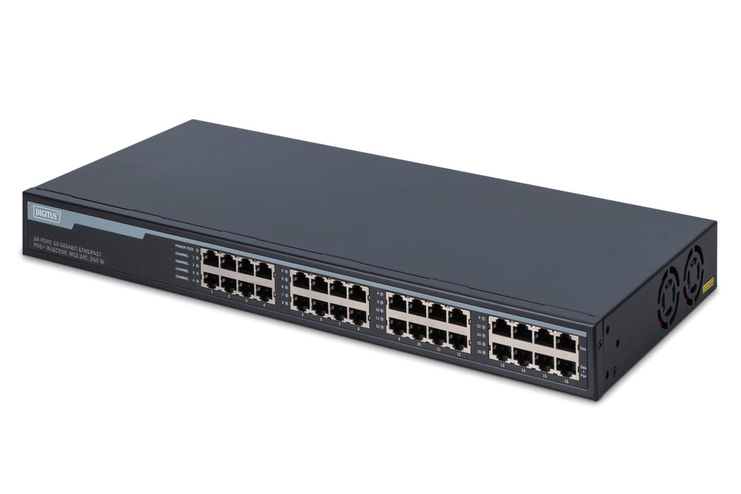 EAN 4016032430377 - Digitus DN-95116 switch Gigabit Ethernet (10/100/1000) Energía sobre Ethernet (PoE) 1U Gris imagen 1
