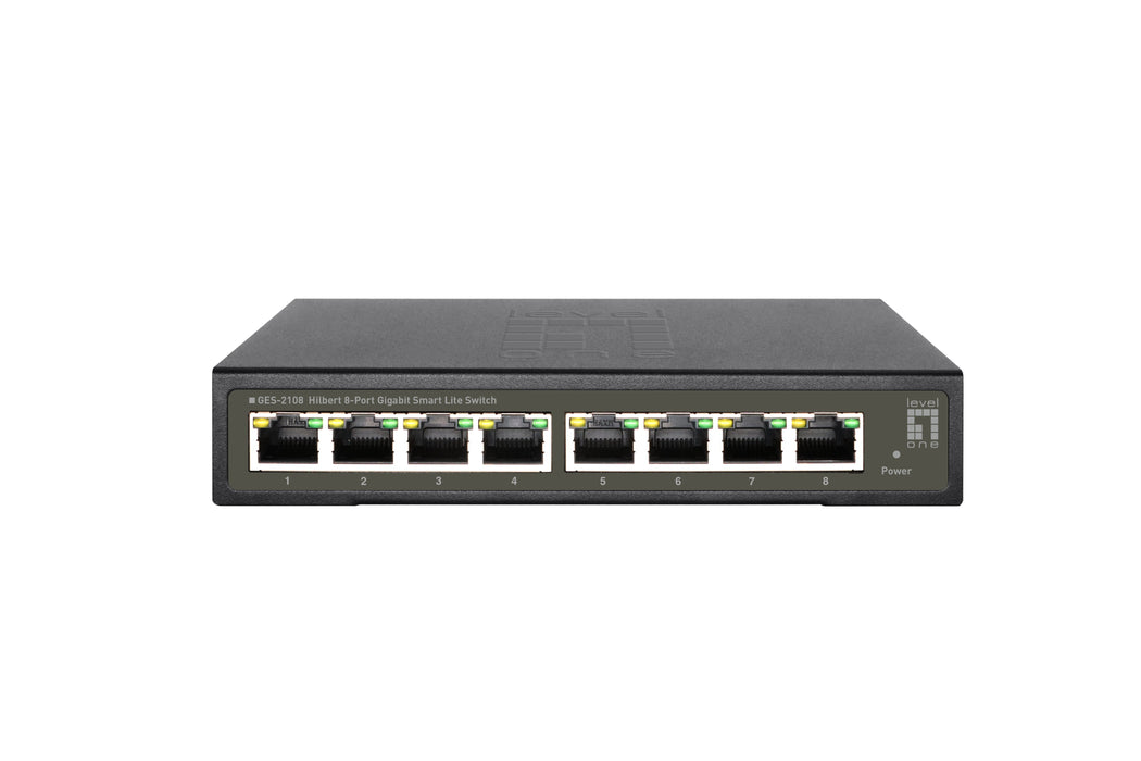 EAN 4015867229248 - LevelOne GES-2108 switch Gestionado L2 Gigabit Ethernet (10/100/1000) Negro imagen 1
