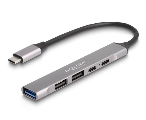 EAN 4043619642984 - DeLOCK 64298 base para portátil y replicador de puertos Alámbrico USB 3.2 Gen 2 (3.1 Gen 2) Type-C Gris imagen 1