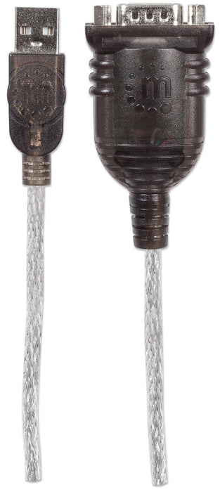 EAN 0766623151801 - Manhattan 151801 cable de serie Plata 0,45 m USB A Serial/COM/RS232/DB9 imagen 4
