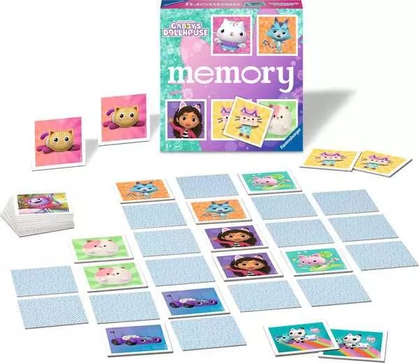 EAN 4005556225965 - Ravensburger memory 22596 juego de tablero Gabby's Dollhouse Juego de mesa Emparejamiento imagen 2