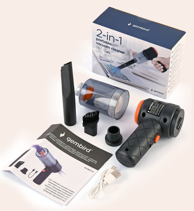 EAN 8716309128773 - Gembird CK-MVC-01 aspiradora de mano Negro Sin bolsa imagen 11