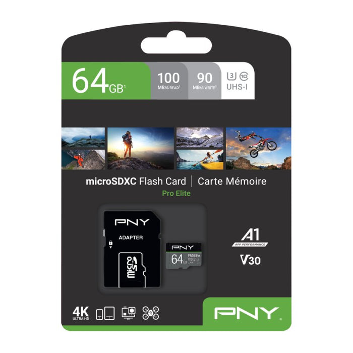EAN 0751492625744 - PNY PRO Elite 64 GB MicroSDXC UHS-I Clase 10 imagen 4