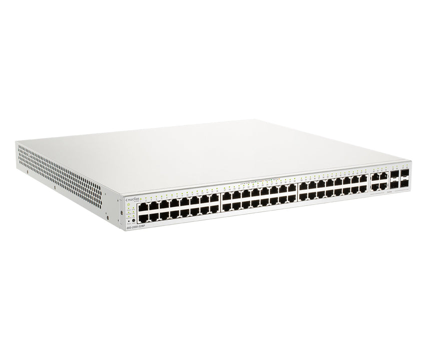 EAN 0790069442988 - D-Link DBS-2000-52MP switch Gestionado L2 Gigabit Ethernet (10/100/1000) Energía sobre Ethernet (PoE) Gri imagen 2